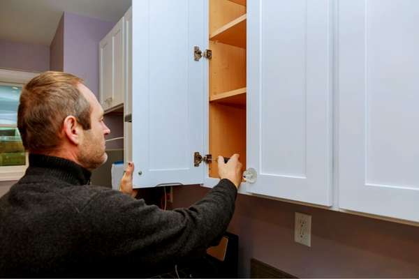 Adjust Cabinet Door Position As Necessary