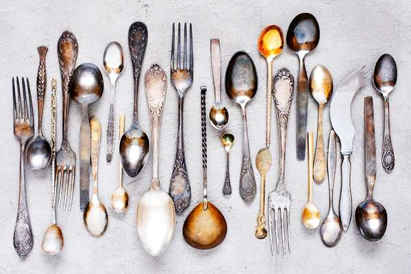 Silverware And Serving Pieces