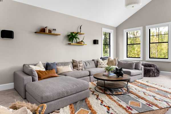 Coziness With A Large Area Of Rug