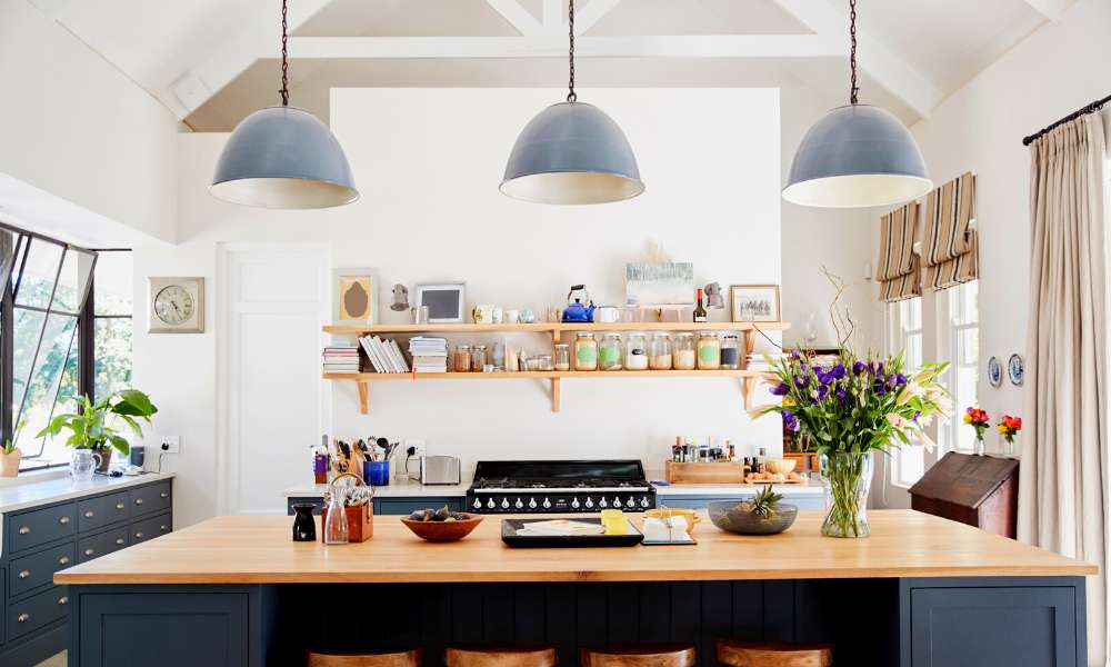 How To Decorate A Large Kitchen Island