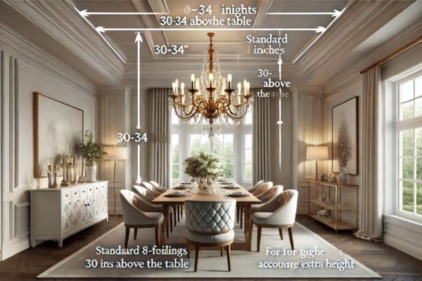 Calculating the Perfect Chandelier Height