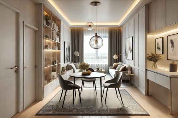 Integrating a Dining Area Without Overcrowding