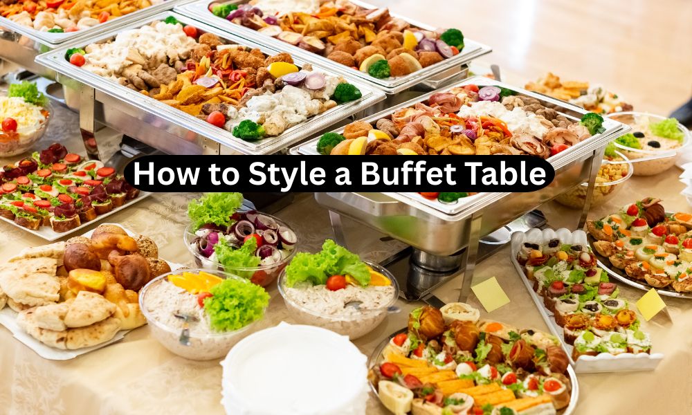 How to Style a Buffet Table
