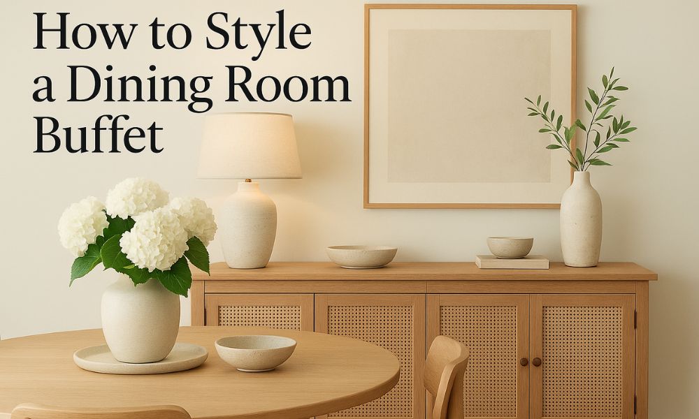 How to Style a Dining Room Buffet