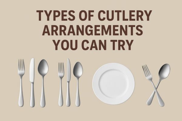 Types of Cutlery Arrangements You Can Try