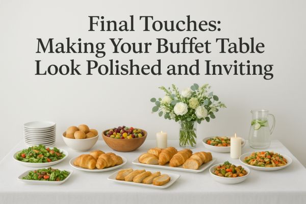 Final Touches: Making Your Buffet Table Look Polished and Inviting