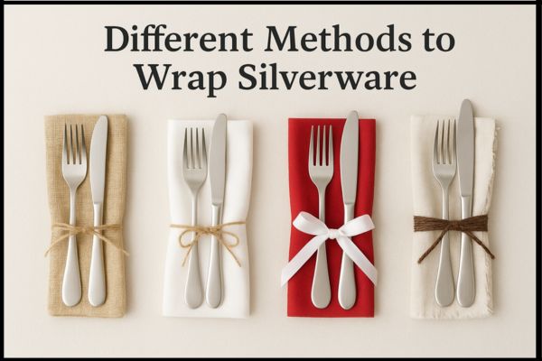 Different Methods to Wrap Silverware