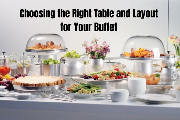 Choosing the Right Table and Layout for Your Buffet