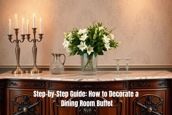 Step-by-Step Guide: How to Decorate a
 Dining Room Buffet