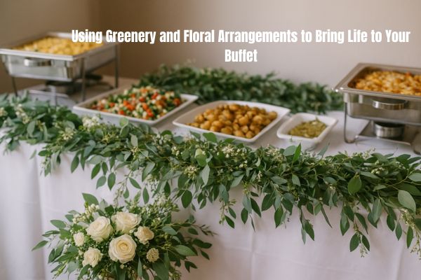 Using Greenery and Floral Arrangements to Bring Life to Your Buffet