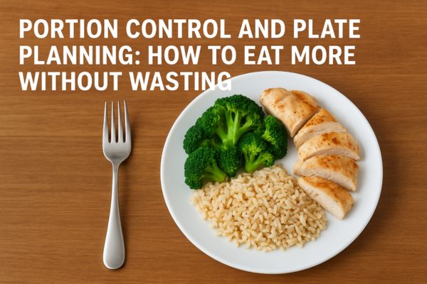 Portion Control and Plate Planning: How to Eat More Without Wasting