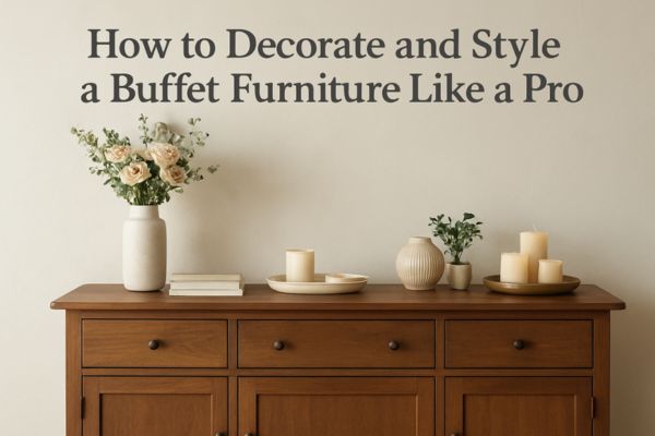 How to Decorate and Style a Buffet Furniture Like a Pro