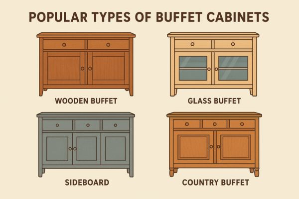 Popular Types of Buffet Cabinets