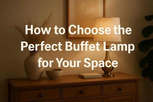 How to Choose the Perfect Buffet Lamp for Your Space
