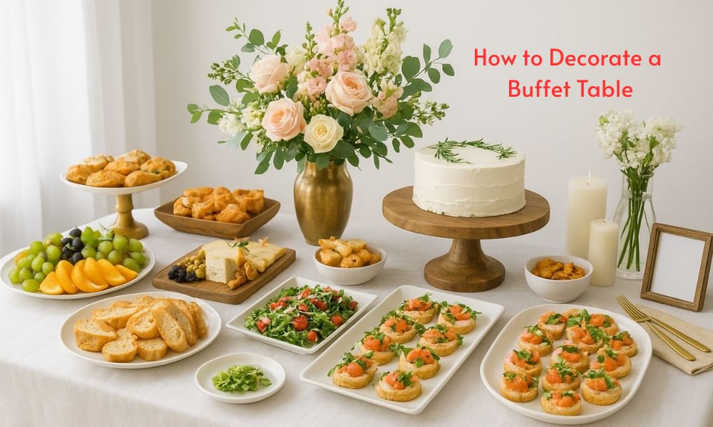How to Decorate a Buffet Table