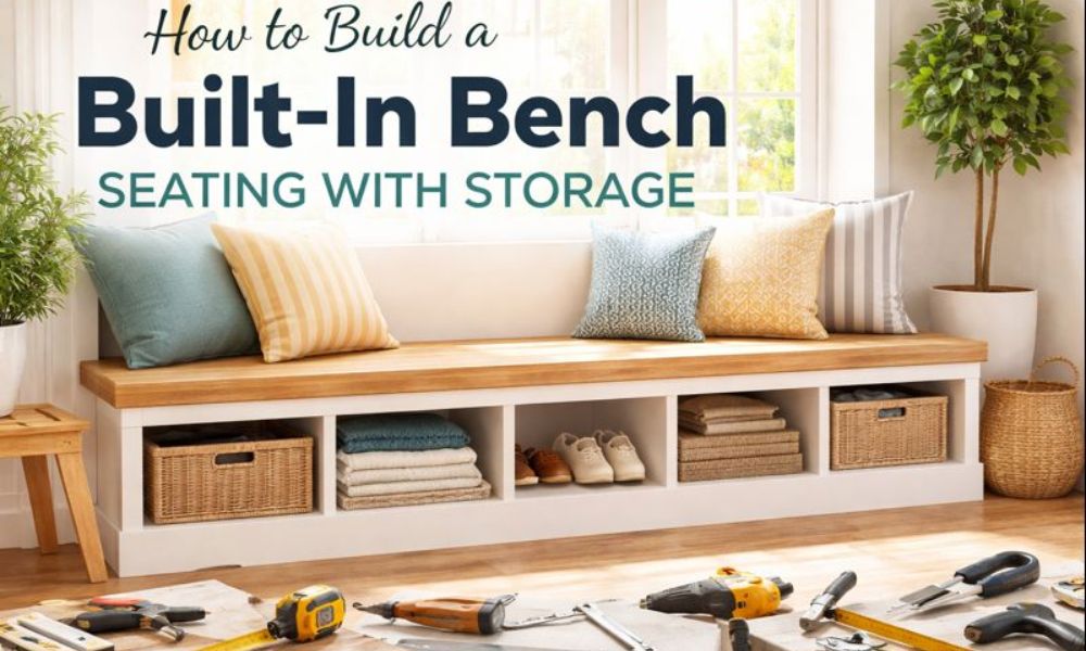 How to Build a Built-In Bench Seating with Storage
