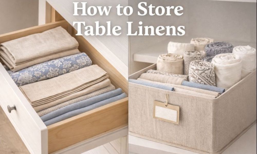 How to Store Table Linens