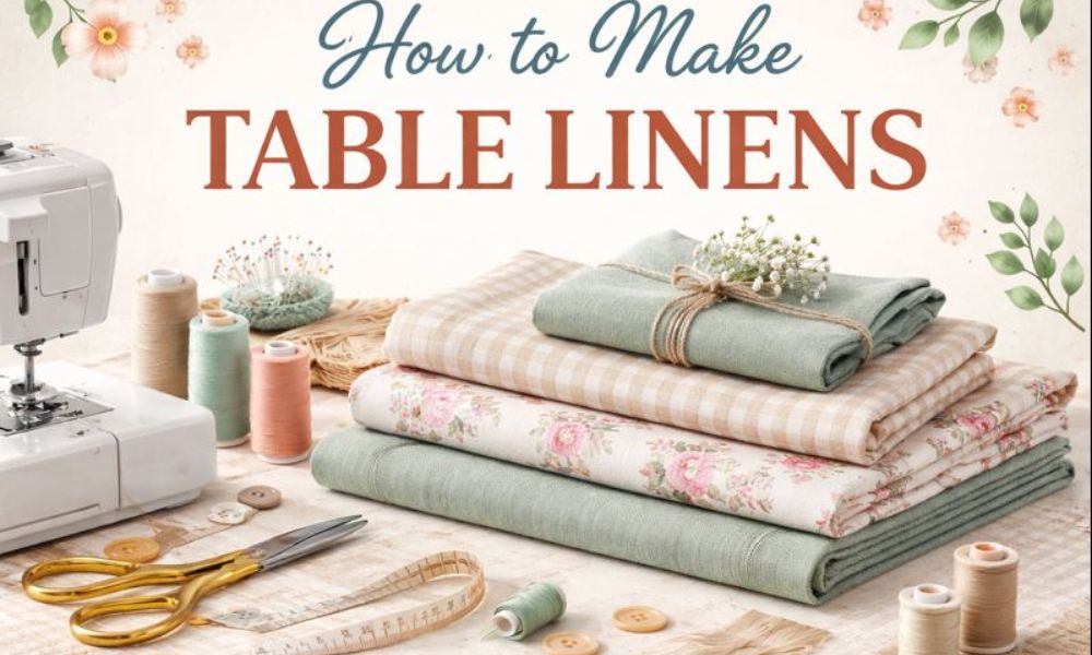 How to Make Table Linens