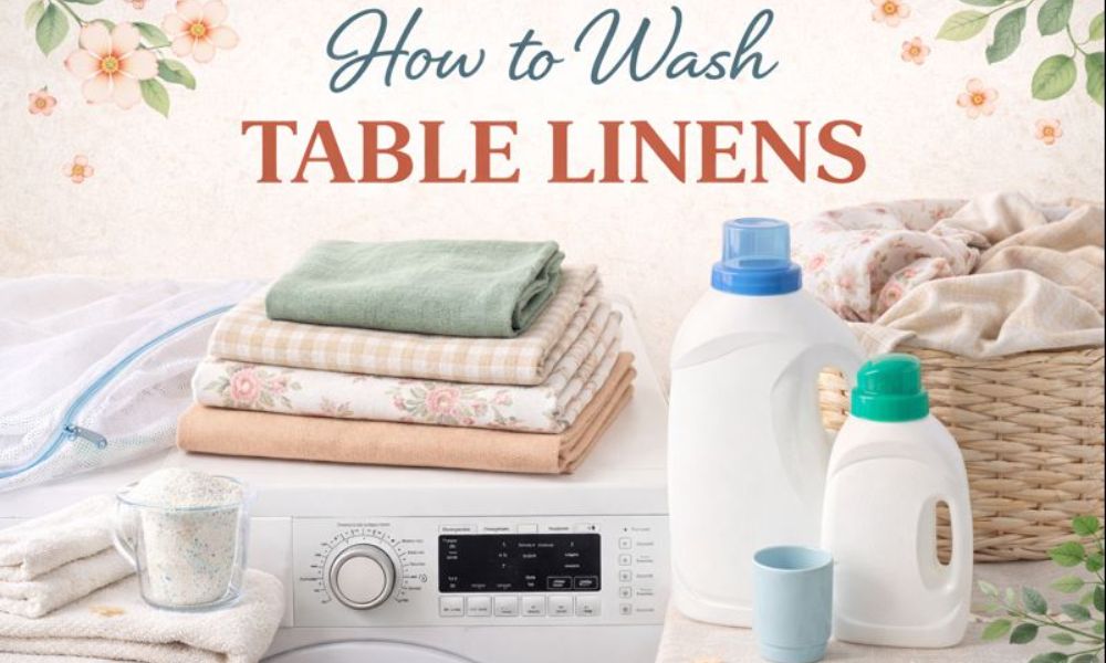 How To Wash Table Linens