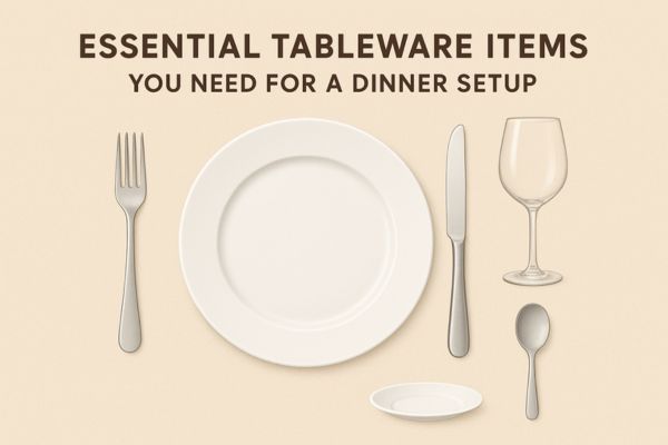 Essential Tableware Items You Need for a Dinner Setup