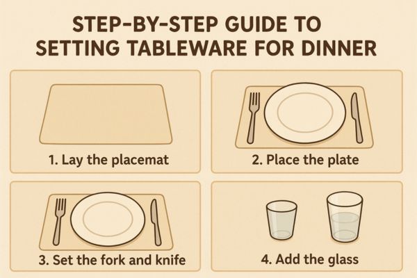 Step-by-Step Guide to Setting Tableware for Dinner