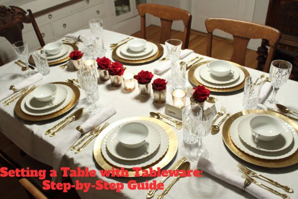 Setting a Table with Tableware: Step-by-Step Guide