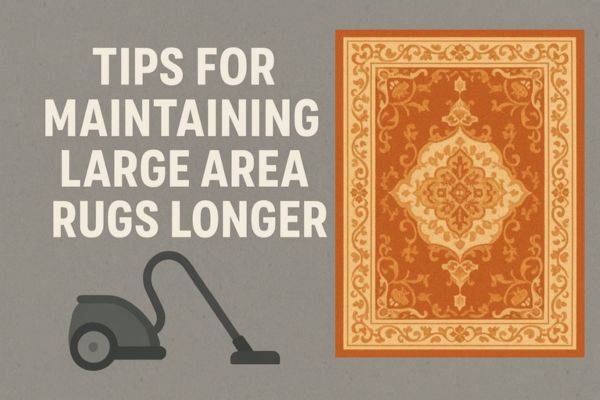 Tips for Maintaining Large Area Rugs Longer