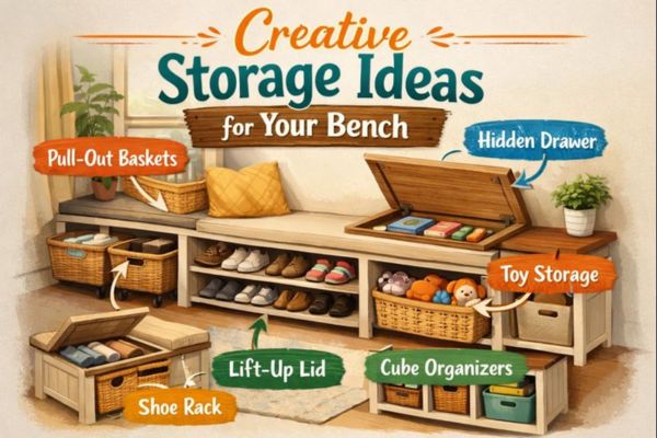 Creative Storage Ideas for Your Bench