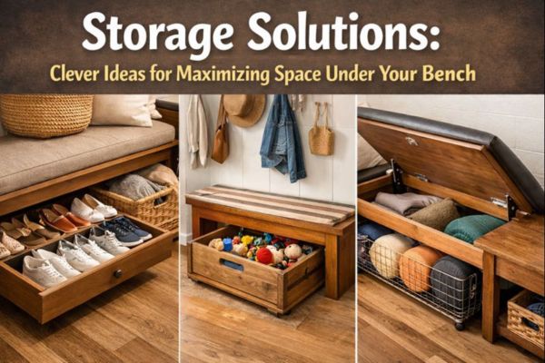Storage Solutions: Clever Ideas for Maximizing Space Under Your Bench