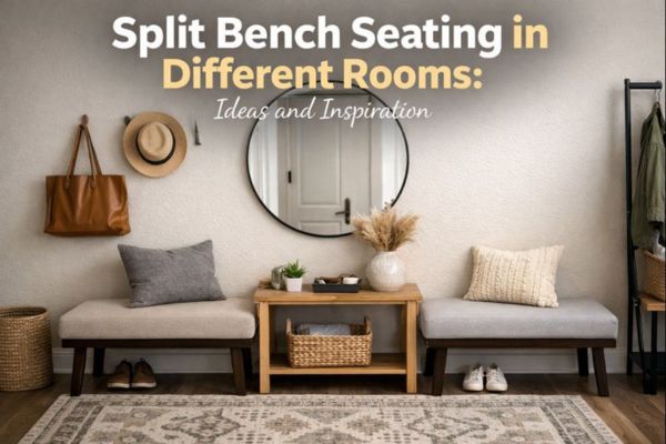 Split Bench Seating in Different Rooms: Ideas and Inspirations