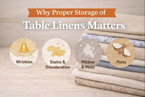 Why Proper Storage of Table Linens Matters