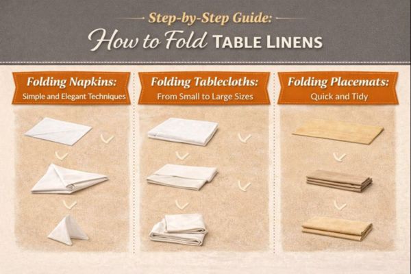 Step-by-Step Guide: How to Fold Table Linens