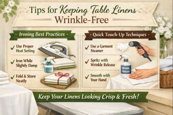 Tips for Keeping Table Linens Wrinkle-Free