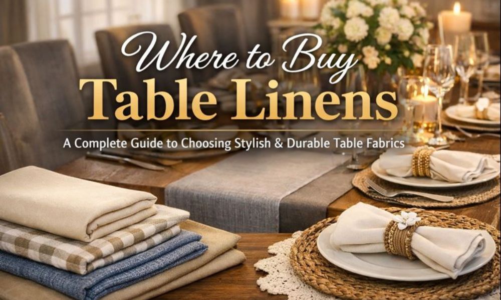 Where to Buy Table Linens