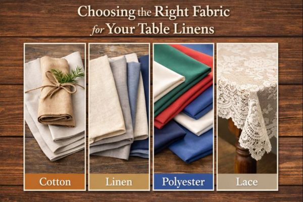 Choosing the Right Fabric for Your Table Linens
